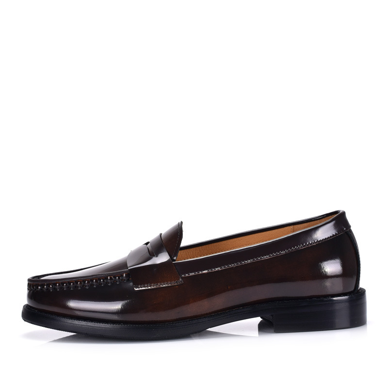 Męskie wsuwane mokasyny penny  – Leather Shoe Polish recenzja i cena