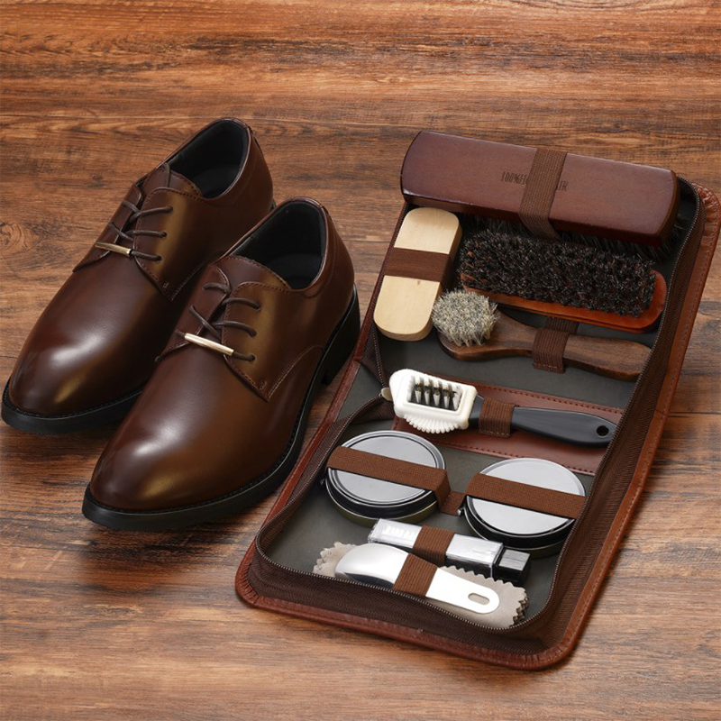 Zestaw szczotka do butów z wło – Leather Shoe Polish recenzja i cena