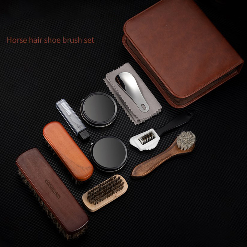 Zestaw szczotka do butów z wło – Leather Shoe Polish recenzja i cena