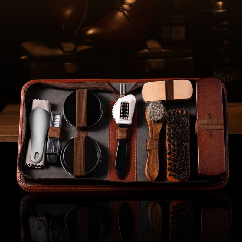 Zestaw szczotka do butów z wło – Leather Shoe Polish recenzja i cena