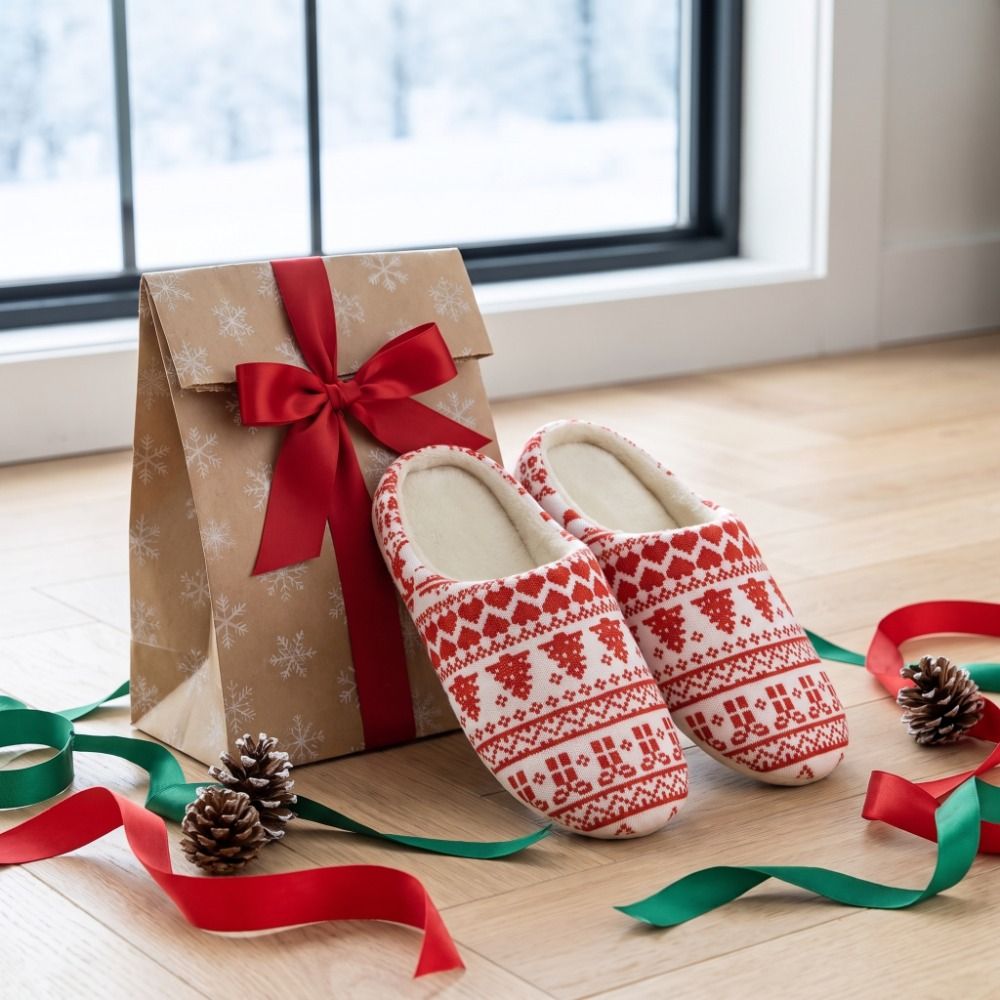 Urocze pluszowe kapcie świątec – Shoe Tree recenzja i cena