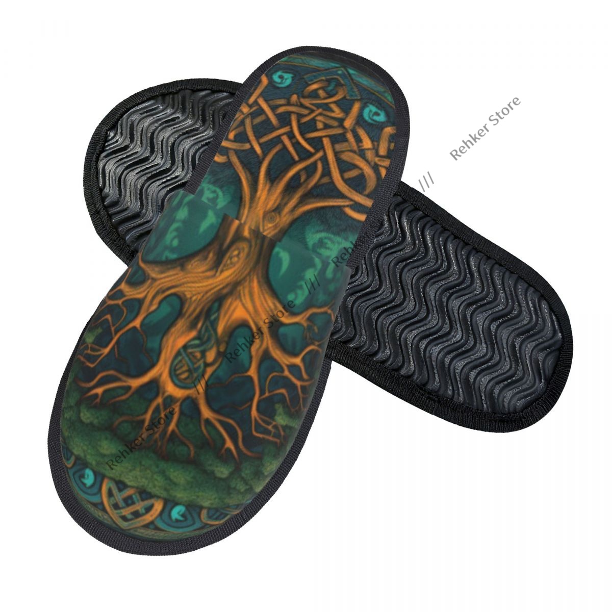 Keltskie kapcie z motywem drze – Shoe Tree recenzja i cena
