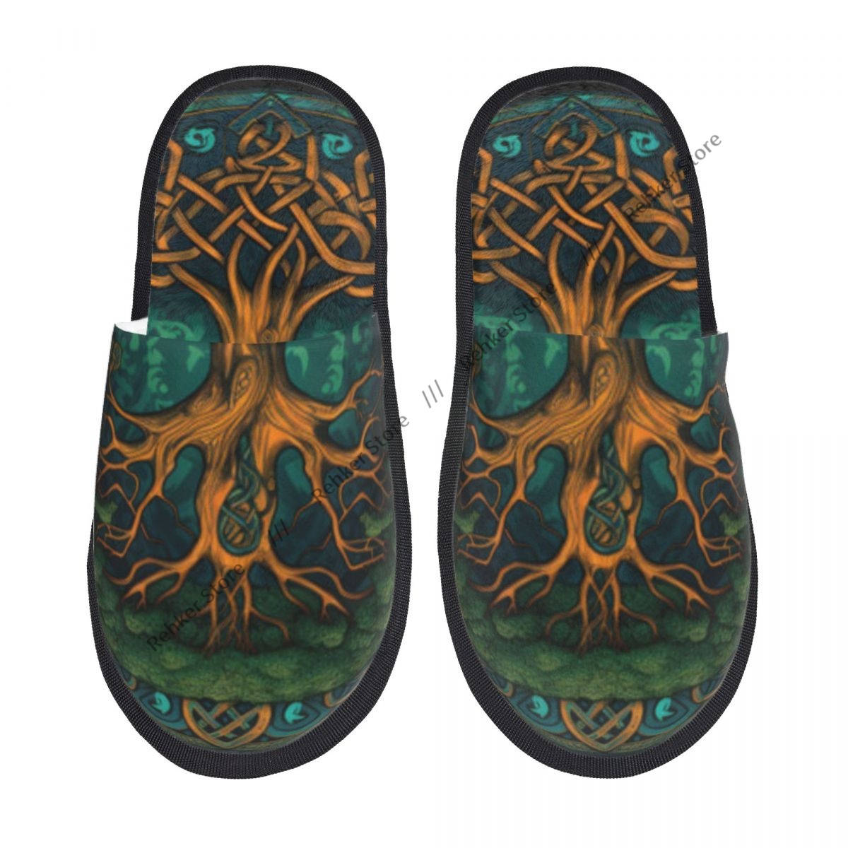 Keltskie kapcie z motywem drze – Shoe Tree recenzja i cena